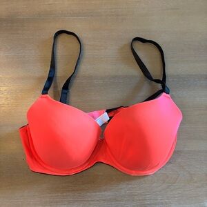 Victoria's Secret PINK Wear Everywhere Bra in Pink Orange, 36C